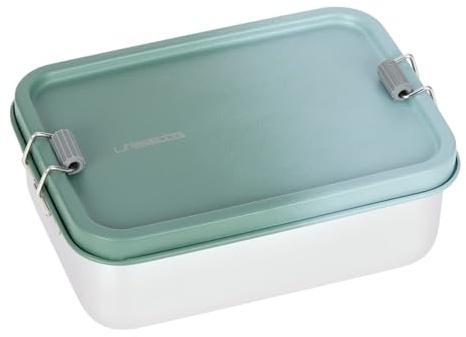 LÄSSIG Unique Lunchbox Stainless Steel Olive/Green