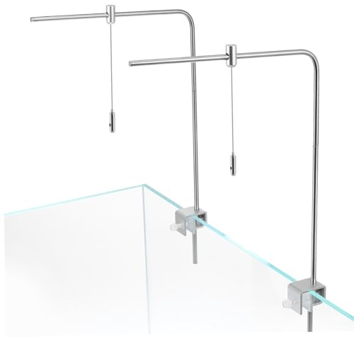 GALPADA 1 Set Di Supporto Per Luce Per Acquario Supporto Per Luce Per Acquario Supporto Per Lampada Per Acquario Marino Supporto Per Luce Per Acquario