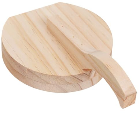 Dorccsi Prensa para Tortillas de Madera Natural de 16.5'', Redonda, con Mango, para Tortillas de maíz, para Hacer caseras mexicanas, roti, chapati, Tacos y pataconeras.
