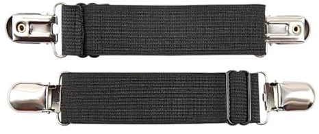 Cinghie per pantaloni – staffe regolabili per pantaloni – cinghie antiscivolo per stivali per uomo donna zaino in spalla escursionismo motociclismo ciclismo campeggio