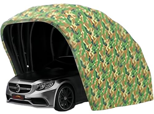 Carport Baldachin, faltbar, einziehbar, für Fahrzeuge, langlebig, wetterfest, Wohnmobil-Abdeckung