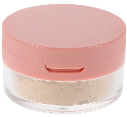IWOWHERO Polvos de Maquillaje Facial Translúcidos Tono Claro con Control de Grasa y Sudor, Polvo Fijador Compacto con Aplicador de Borla, Compacto y Transpirable para Pieles Claras, Uso