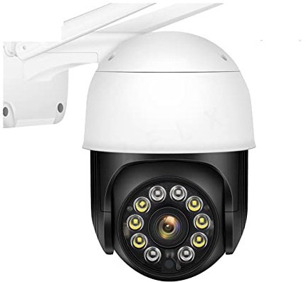 LLOOPK Telecamera di sicurezza, Telecamera di videosorveglianza Telecamera di sicurezza 1080P Outdoor 5MP Wireless CCTV PTZ Telecamera IP Motion Detection AI Tracking(5MP Camera)