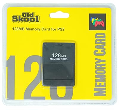 OLD SKOOL 128MB Memory Card Game Memory Card for Sony Play Station 2 PS2