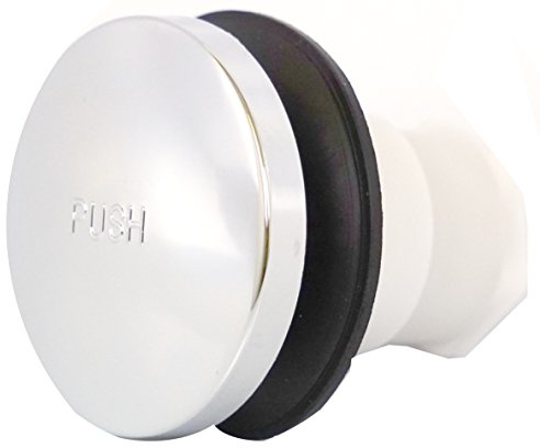 LASCO 03-4903 Tip-Toe Style, 3/8-Inch Thread Bathtub Drain Stopper, Chrome Plated