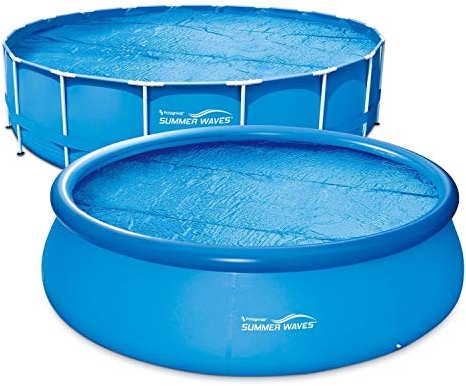 Film solaire Summer Waves, bâche de piscine, chauffage de piscine rund - Ø 5,49m