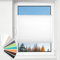 HOMEDEMO Plissee Klemmfix ohne Bohren Jalousien, Weiß, 80x200cm(BxH), Plisseerollo Fensterrollo mit Klemmträger, Faltrollo Klemmrollo Sicht-und Sonnenschutz Rollos für Fenster & Tür