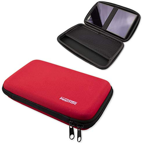 GPS-Tasche für Aonerex GPS Navigation 7 Zoll – Hardcase mit Gummizug & Zubehörfach – stoßfest & ideal für unterwegs