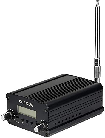 Retekess TR509 FM Transmitter for Church, FCC Certified FM Broadcast Transmitter, Long Range Stereo Mini Radio Station for Drive-in Movie, Church Parking Lot, Lights Fireworks Show
