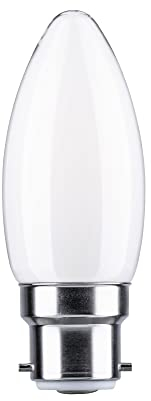 Paulmann 28898 LED Lampe Kerze B22d 470lm 4,7 Watt Leuchtmittel Opal 2700 K B22d