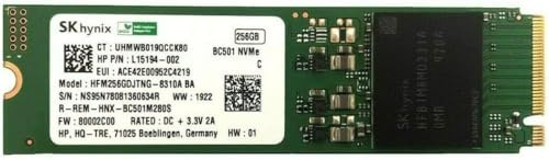 Hynix SSD NVMe M.2 2280 256GB HFM256GDJTNG-8310A BA HP L15194-002 80002C00