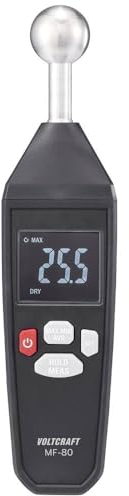 VOLTCRAFT MF-80 Materialfeuchtemessgerät Messbereich Baufeuchtigkeit (Bereich) 0 bis 100.0% Messbereich Holzfeuchtigke