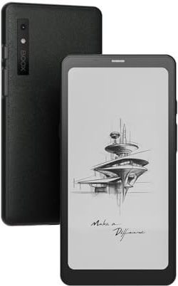 BOOX Palma 6.13 Mobile eCarta Reader 128 GB Android 11 Luce E-Ink Fotocamera (Nero)