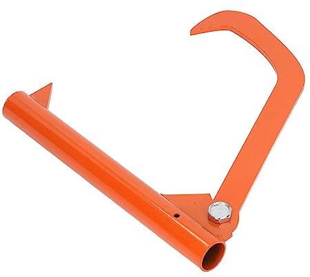 Tbest Log Splitter Parts,Log Hook Stainless Steel Effort Saving Portable Logging Cant Hook Orange