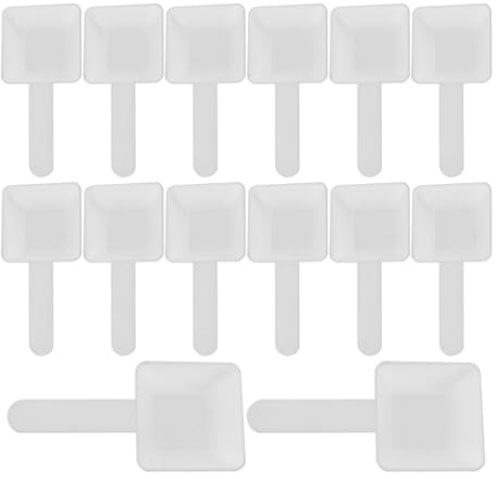 Luxshiny 20pezzi Misurini Riutilizzabili Per Detersivo Misuratori Pratici e Compatti Per Lavatrice Design Ergonomico Perfetti Per Polveri e Spezie Facili Da Usare e Trasportare