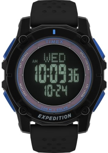 Timex Men's Expedition Ridge Solar 49mm Silicone Strap Watch