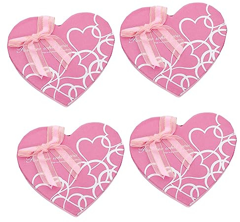 FOMIYES 4stücke Herzförmige Aufbewahrungsboxen Geschenkboxen Für Schokolade Partyartikel Und Kleine Gegenstände Valentine's Day Geschenke