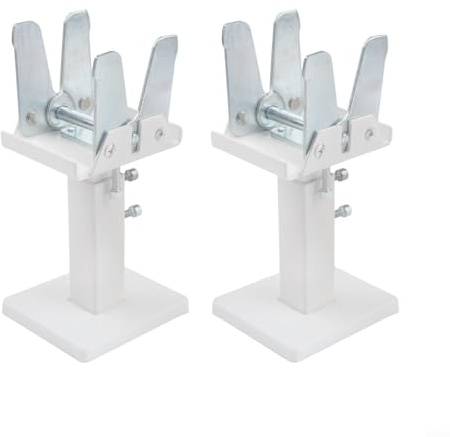 Jotekonoby Paneelheizkörper-Bodenhalterung, Stahl, höhenverstellbar, Stützständer, 14–21 cm, mit Dehnschrauben, Sechskantschlüssel für Zentralheizungssystem-Installation