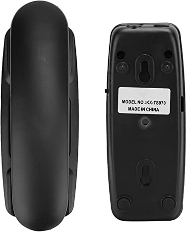 Xiuganpo Telefono Pensile con Filo con Funzione Flash per Uso Domestico, Materiale ABS Resistente, /bianco/rosso (BLACK)