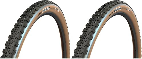 Maxxis Pneu Ravager-700x50c-Tr. Souple-Exo/Tubeless Ready/Tanwall Neumático MTB, Bronceado, 700x50c