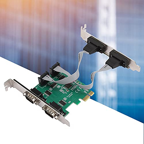 CFTGIW Convertitore Adattatore Scheda di Espansione PCI E Porta Seriale a 4 Porte 2,5 Gb/s Full Duplex Canale/slot/scheda Interfaccia -232 1 0a PCI-Express 1X Supporta l'Espansione 4X