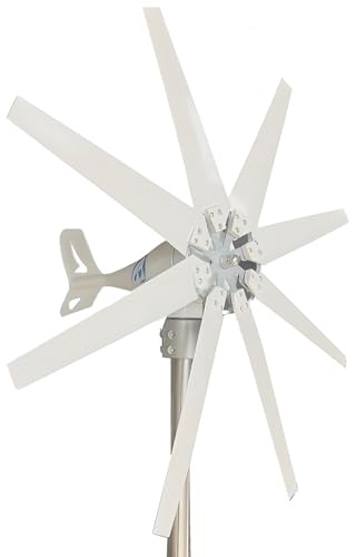 Generatore di turbina eolica verticale da 14000 W con controller MPPT, levitazione magnetica silenziosa, 8 lame per uso domestico e stradale, compatibile con sistemi da 12 V/24 V/48 V