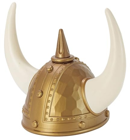 W WIDMANN MILANO Party Fashion 2814V - Wikinger Helm, mit Spitze, Kopfbedeckung, Accessoire, Karneval, Mottoparty