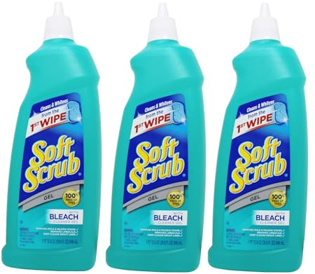 Soft Scrub Soft Scrub Gel Cleanser with Bleach - 28.6 oz (3 Pack)