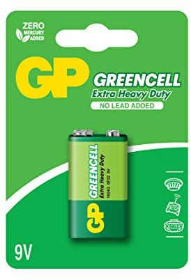 GP Battery 9 V PP3 Zinc Chloride Battery (Blister Packaging)