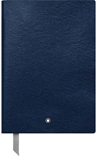 Montblanc 113639 - Blocco Note #146 cancelleria di lusso – Diario – Quaderno, fogli a quadretti, 150 x 210 mm, 192 pagine, copertina blu indaco