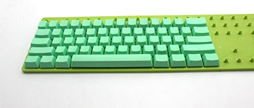 Mint Green Blank Thick PBT OEM Profile 61 ANSI Keycaps for MX Switches Mechanical Keyboard (Only Keycap)