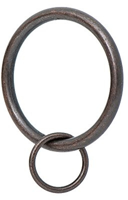 Ivilon Draperie Œillet Anneaux de Rideaux – 4,3 cm Bague Passant pour Crochet épingles, Lot de 14 Moderne Oil Rubbed Bronze