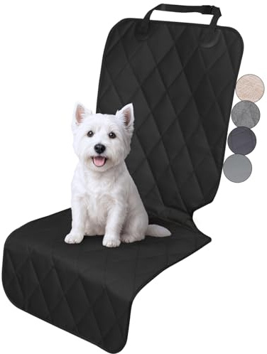 VIVAGLORY Sitzbezug Auto Vordersitze Hund Seatflex, S, Schwarz | Hundedecke Auto Vordersitz Sitzbezug Vordersitze für Hunde, Hundedecke Vordersitz