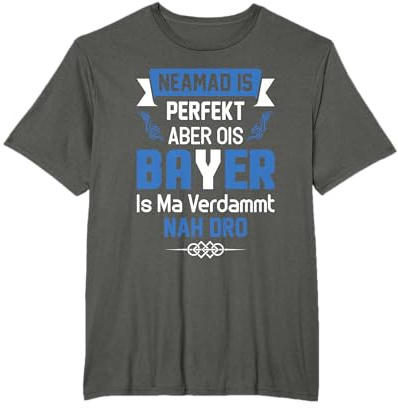 T-Shirt Bayern bayrisch Bayer Dialekt Motiv lustiger Spruch T-Shirt