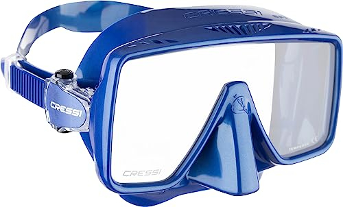 CRESSI Air Máscara de Buceo, Unisex, Azul, Uni