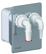 DALLMER Anschlussset Waschgeräte-Siphon 400 Vario.2