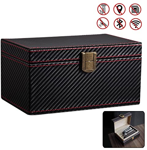 Große FaradayBox für Autoschlüssel, Signalblockierbox, schlüsselloser Eingang, Schlüsselanhänger, Signalblocker, Schutzbox, RFIDBox für Autoschlüssel, zur Diebstahlschutz, FaradayBox, Käfig (große