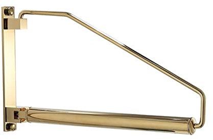luckxuan Wäscheständer/Wäschetrockner Goldene Kleidung Messing Falten Drehbare Kleidung Schiene Tuch Rack Schlafzimmeraufhänger Clothes Drying Rack