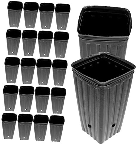 DIKACA 30St hoher Sämlingstopf Blumentöpfe blumengießkanne für zimmerpflanzen Gartentopf Gemüseanbaubecher Zimmerpflanzentöpfe Obst Pflanzbeutel Gemüsebecher Pflanzen verdicken Anlage pp