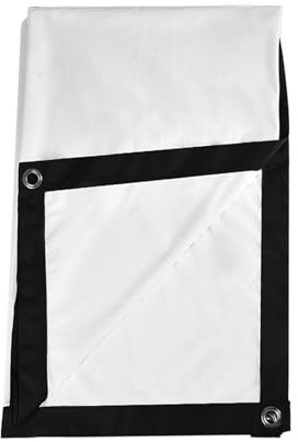 Beufee Projector Screen, 16:9 Portable Outdoor Movie Theater screen White Sheet for Projector Outdoor Projector Screen(120 in)