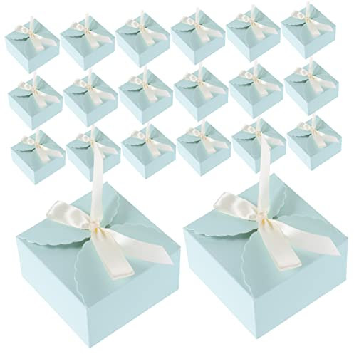 minkissy Karton Faltschachtel Geschenkkarton 20 Stück Boxen Quadratische Geschenkbox Festival Geschenkboxen Kleine Schmuckschatullen Für Weihnachtsgeschenkboxen Geschenkboxen Mit Deckel Geschenkhüllen