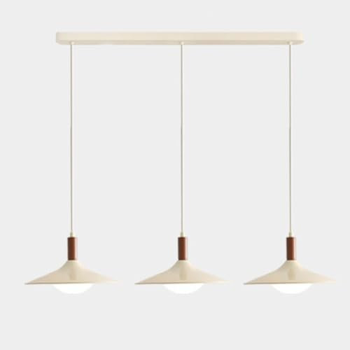 Lustre en noyer, luminaire suspendu de décoration intérieure, lustre en noyer simple à LED, lampe de restaurant créative, lustre de soucoupe volante de luxe léger, pour table à manger, bar, chambre à