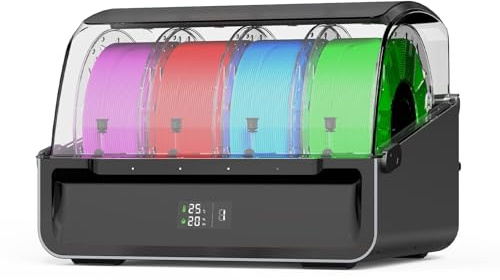 Creality Impresora 3D Multicolor CFS con Sistema automático de filamento, Almacenamiento sin Humedad, Compatible con 4 Dispositivos en Paralelo para impresión a 16 Colores, Compatible con K2 Plus.