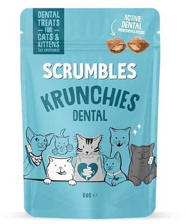 Scrumbles Dental Krunchies Cat Treats