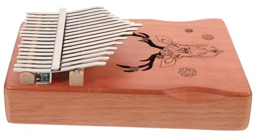 OFFSCH Kalimba mit Tasten Tragbares Daumenklavier für Junge Mädchen und Erwachsene Leicht zu Transportieren Spielen