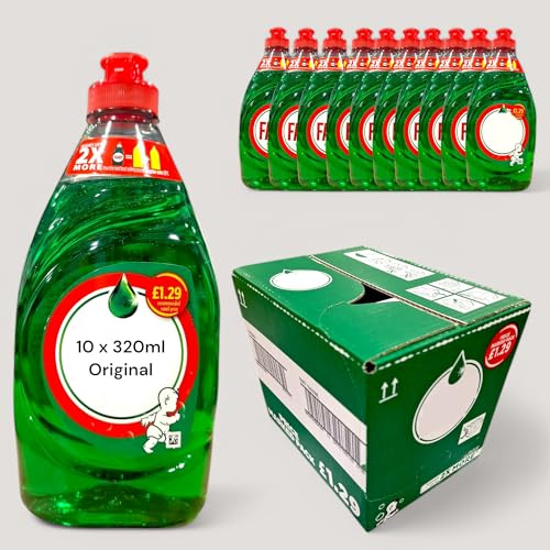 Fairy Washing Up Liquid ORIGINAL 10 X 320ml Full Box