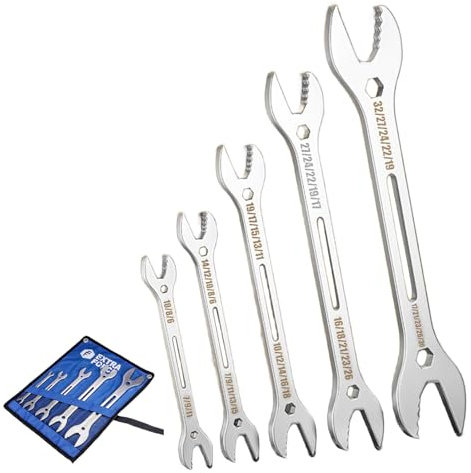 LfrXtra 5-teiliges Schraubenschlüssel-Set, Handwerkzeug, Schraubenschlüssel, explosionssicher, Taschenschlüssel für die Wartung von Auto-Ausrüstungen