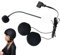 Altoparlante per casco da moto | Cuffie da moto, HD semi-maschera impermeabile con riduzione del rumore per podcast, sport e riprese video