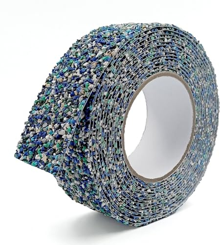 ONTWIE Ruban adhésif antidérapant en caoutchouc - 5 cm x 5 m - Multi-usage - Résistant - Imperméable - Pour escaliers, sols, salles de bain, allées, piscines intérieures et extérieures