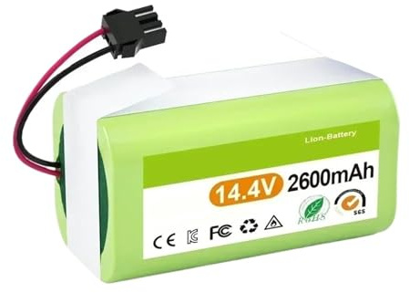 Batería De Iones De Litio De 14,4 V, Compatible Con Conga, Excellence 950, 990, 1090, 1790 Y 1990, Compatible Con Deebot, N79S, N79 Y DN622. Piezas For Robot Aspirador.(1pcs 2600mAh)